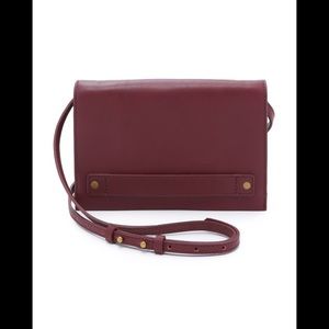 Madewell Cross Body Clutch, Burgundy/Dark Cabernet